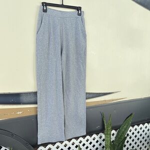 Gray Wide-Leg Lounge Pants